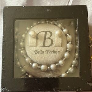 Bella Perlina Genuine Freshwater Pearls Set NEW